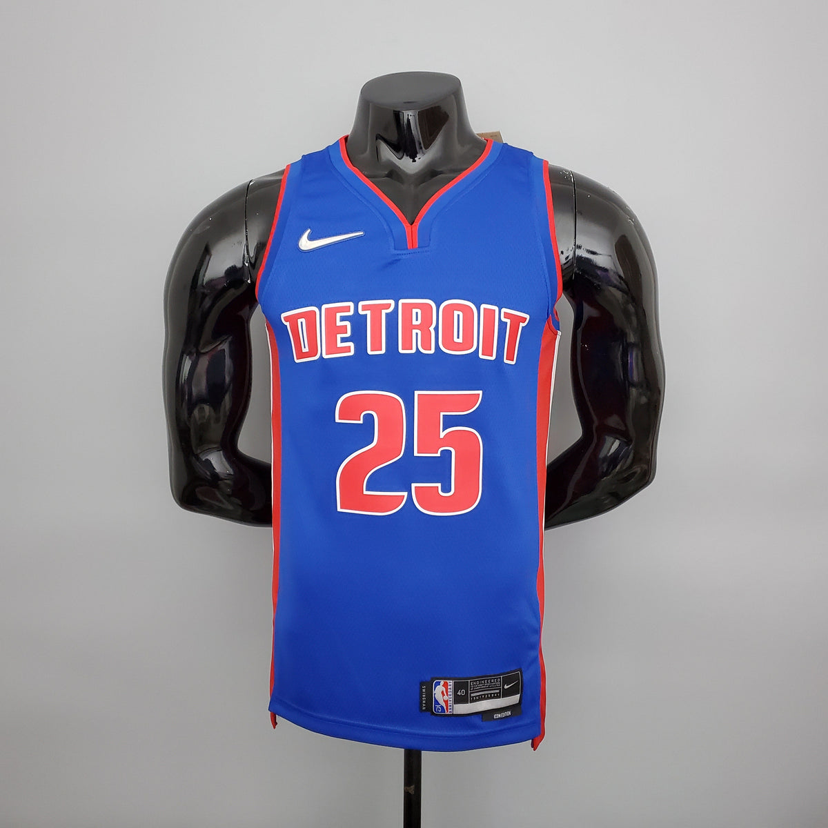Camiseta Detroit Pistons Camiseta Azul Clásica
