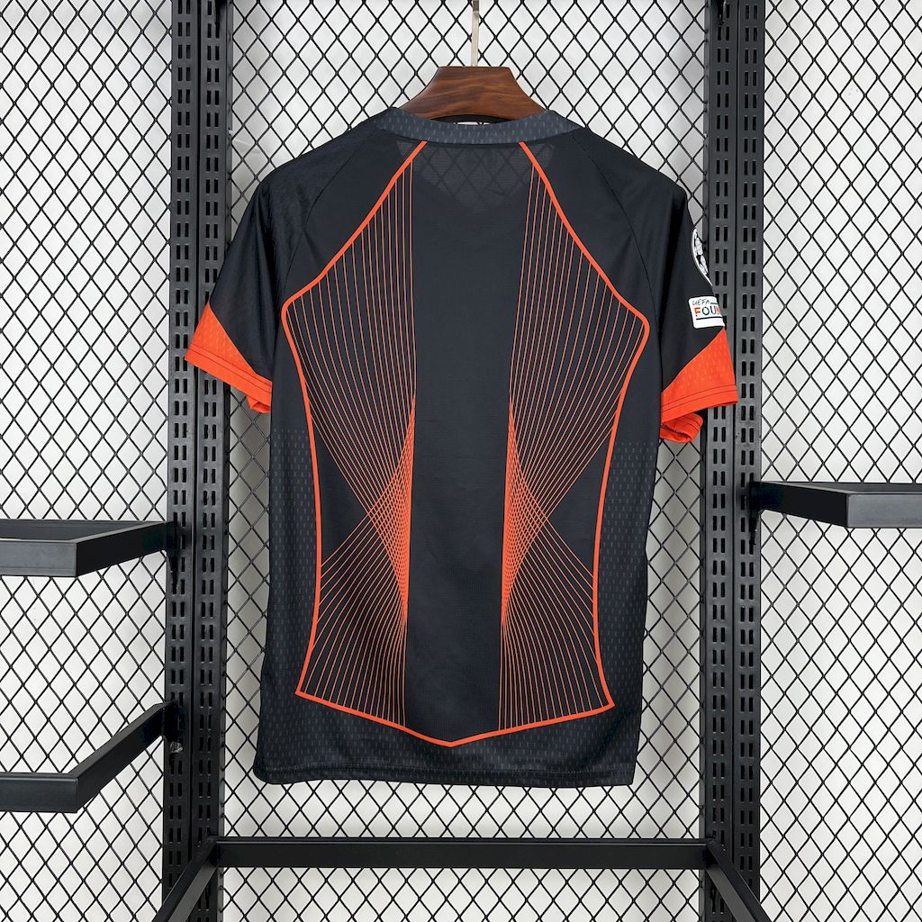 Camiseta FC Barcelona Edición Especial Negro y Naranja 2025/26 Versión Fan