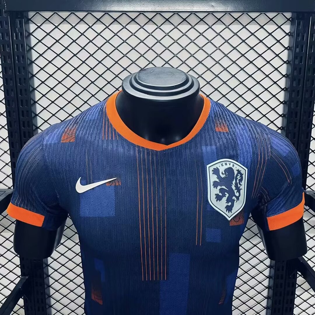 Camiseta Países Bajos Visita 2024 Versión Jugador