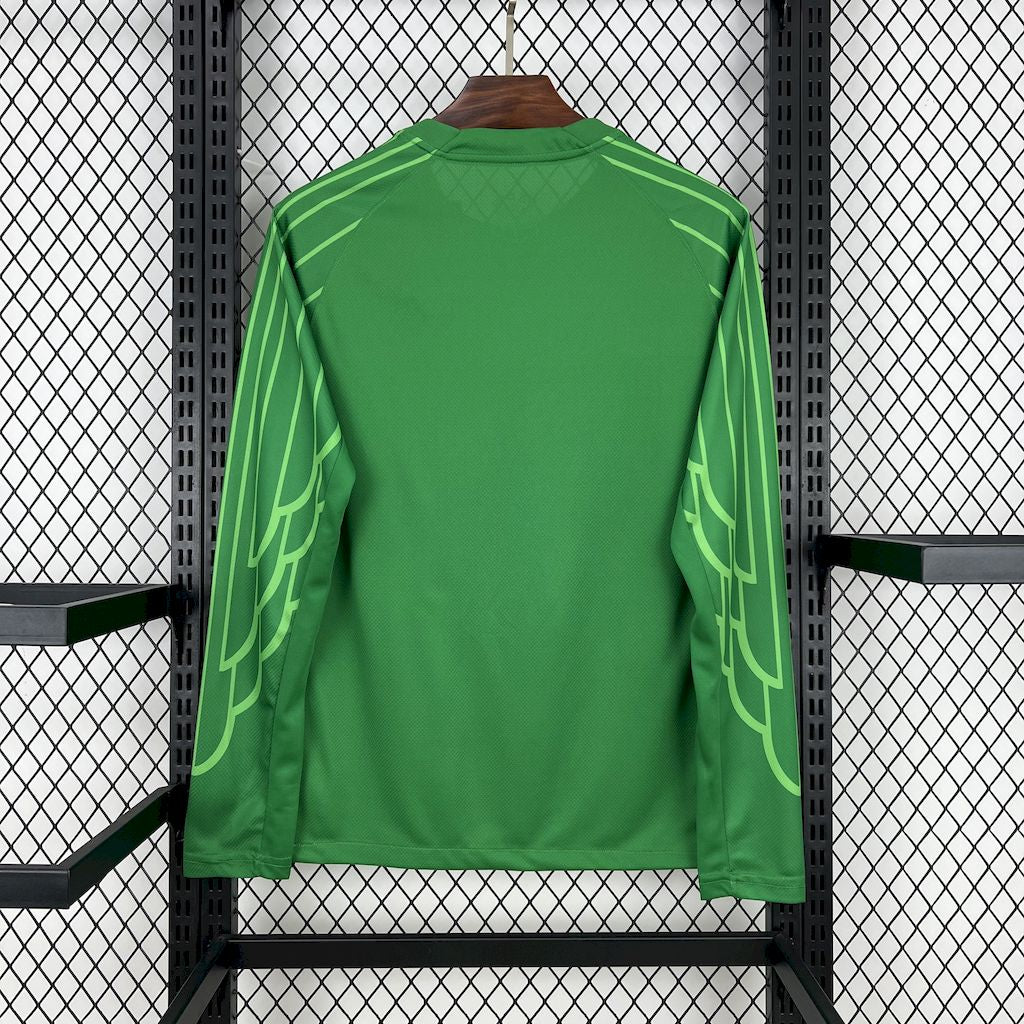 Camiseta Paris Saint-Germain Portero Verde 2025/26 Manga Larga Versión Fan