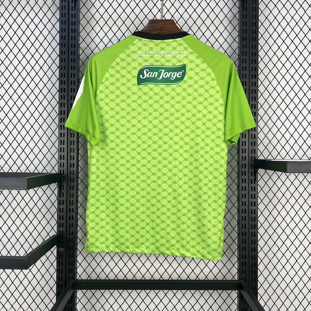 Camiseta Palestino Verde Claro 2025/26 Versión Fan