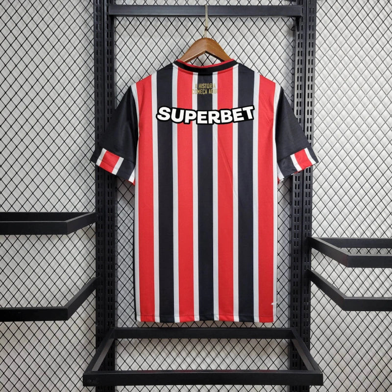 Camiseta Sao Paulo Visita 2024 Versión Fan