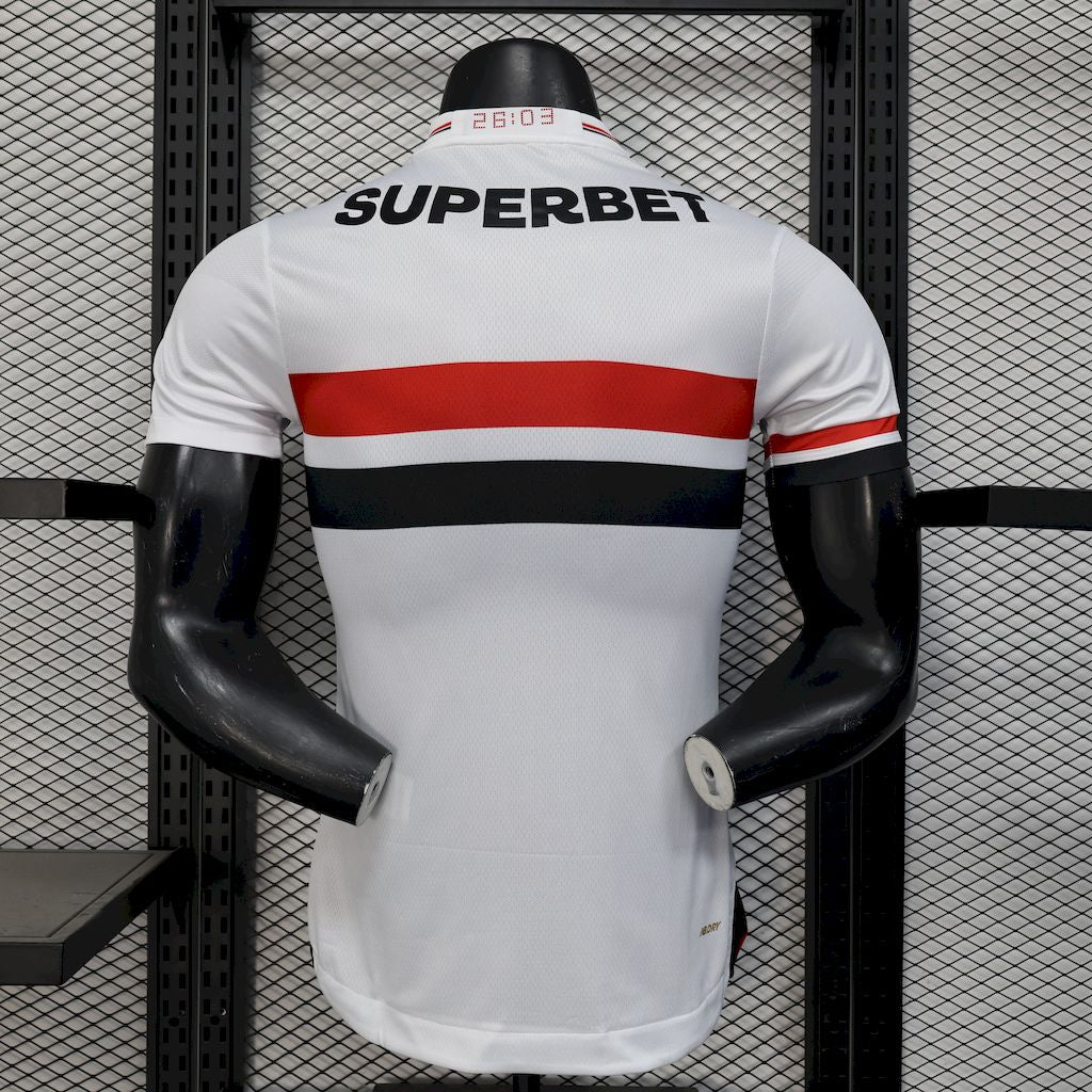 Camiseta Sao Paulo Local 2025/26 Versión Jugador