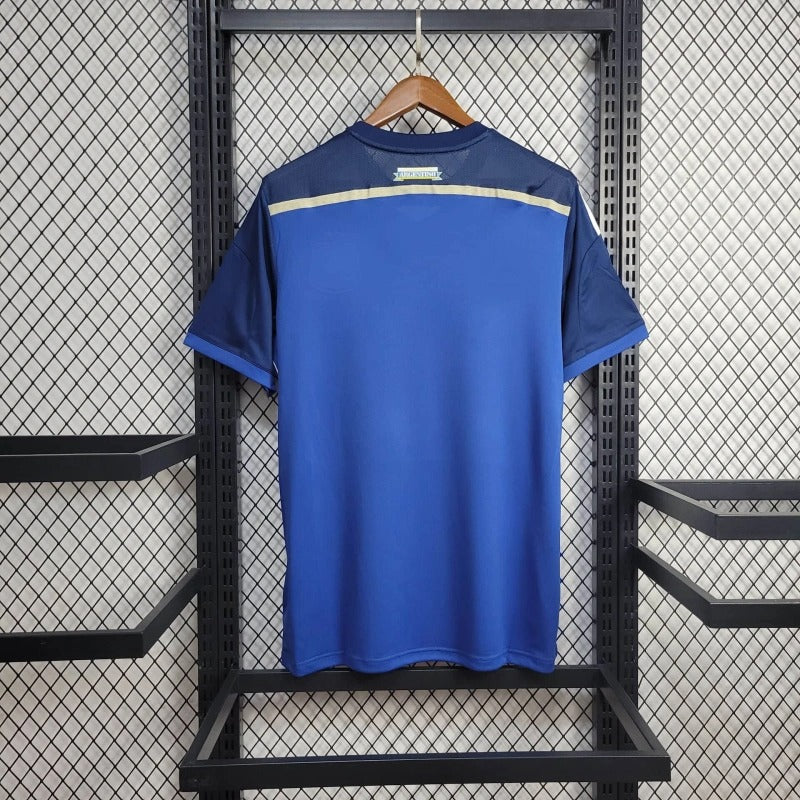 Camiseta Argentina Local Retro 2014 Versión Fan