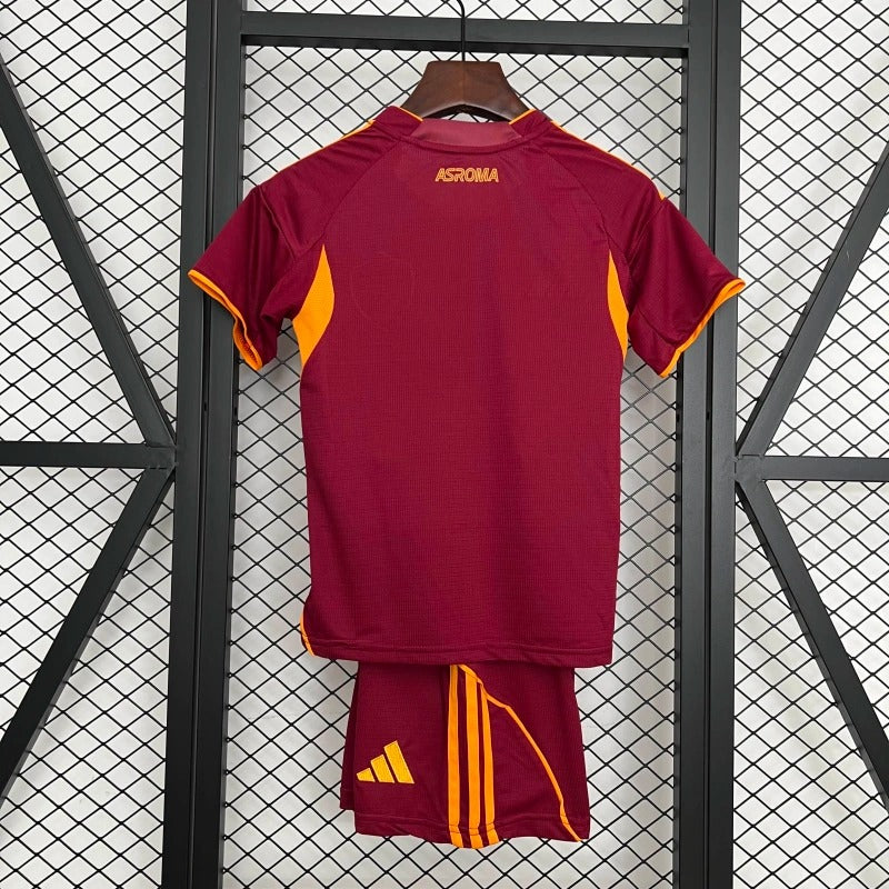 AS Roma Local Kit Niños 2025/26
