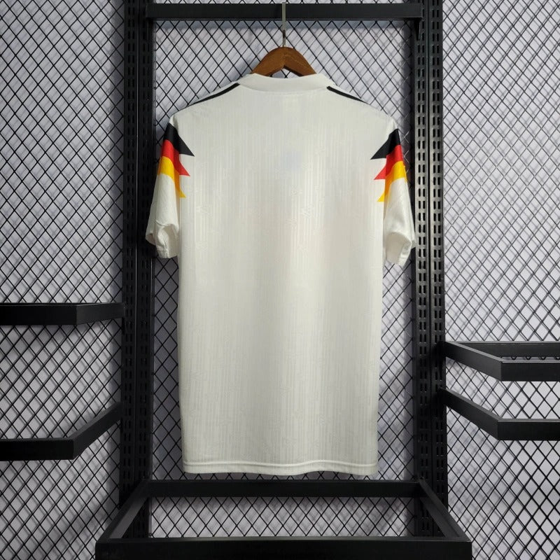 Camiseta Alemania Local Retro 1990 Versión Fan