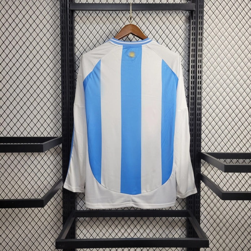 Camiseta Argentina Manga Larga Local 2024/25 Versión Fan