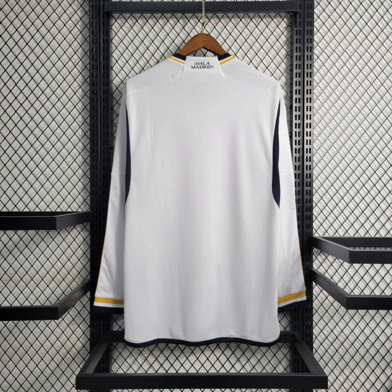 Camiseta Real Madrid Manga Larga Local 2023/24 Versión Fan