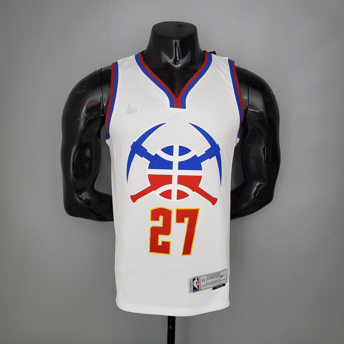 Camiseta Denver Nuggets "Bonus Edition" Blanca