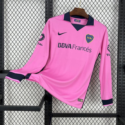 Camiseta Boca Juniors Visita Manga Larga Retro 2013/14 Versión Fan