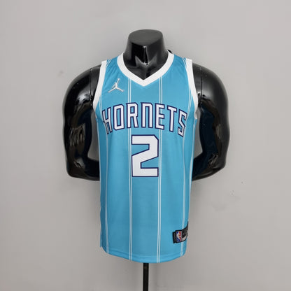 Camiseta Charlotte Hornets Camiseta Clásica Celeste