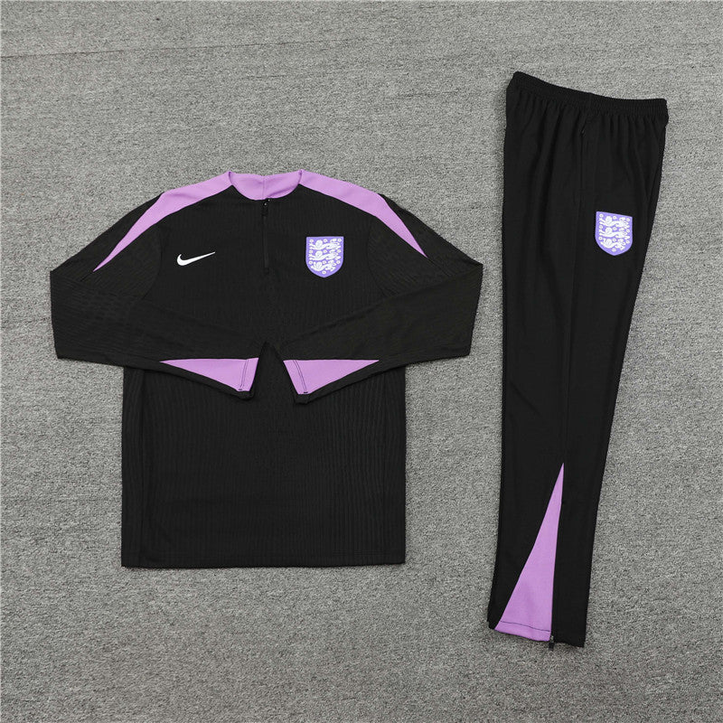 Buzo Completo Inglaterra Negro Morado