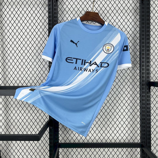 Camiseta Manchester City Local 2025/26 Versión Fan
