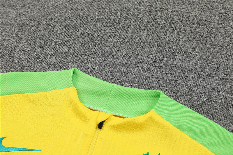 Buzo Completo Brasil Amarillo