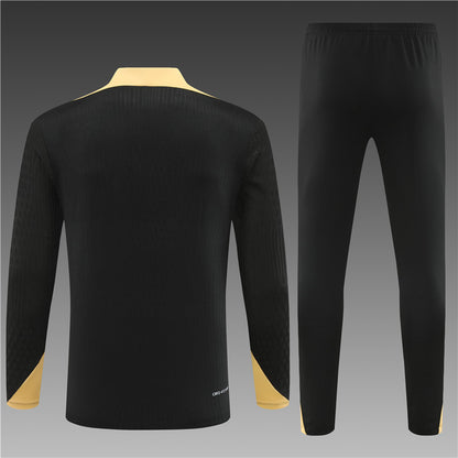 Buzo Completo PSG Negro Dorado