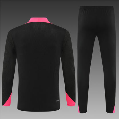 Buzo Completo Chelsea Negro Rosado