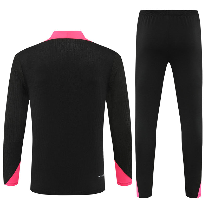Buzo Completo Chelsea Negro Rosado