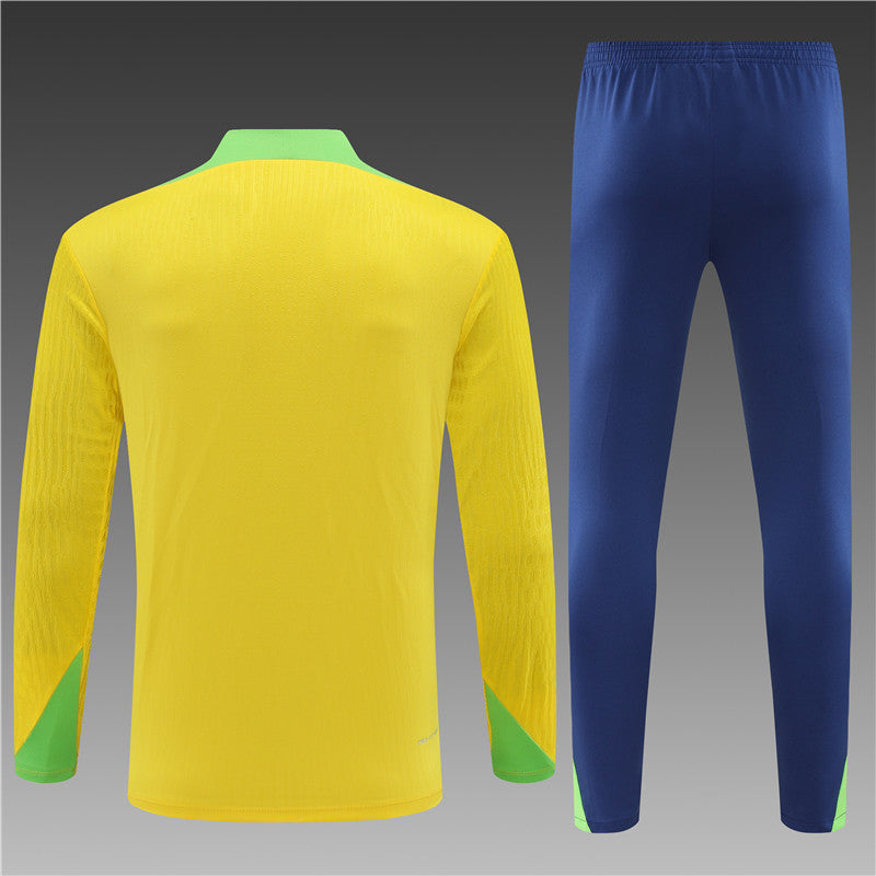 Buzo Completo Brasil Amarillo