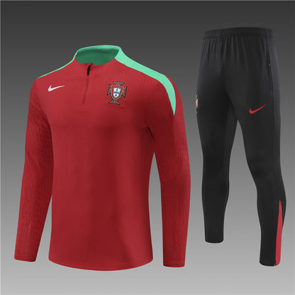Buzo Completo Portugal Rojo Negro
