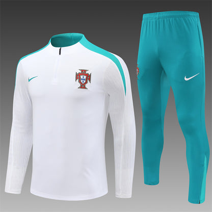 Buzo Completo Portugal Blanco Celeste