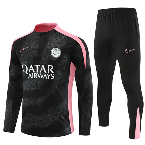 Buzo Completo PSG Negro Rosado