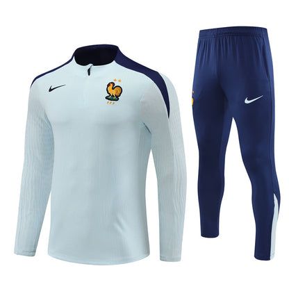 Buzo Completo Francia Blanco Azul
