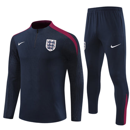 Buzo Completo Inglaterra Negro Burdeo