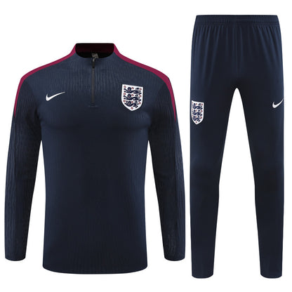 Buzo Completo Inglaterra Negro Burdeo