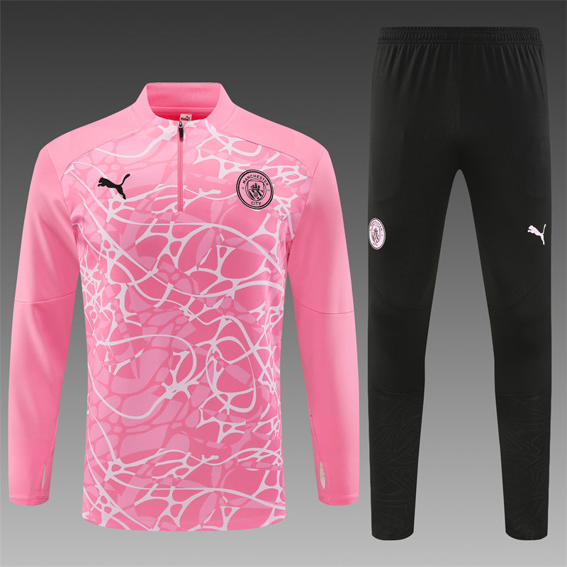 Buzo Completo Manchester City Rosado