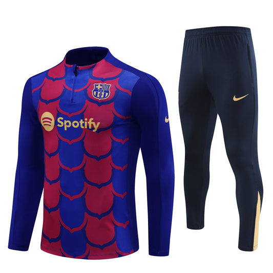 Buzo Completo FC Barcelona Azul Rojo