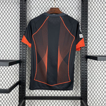 Camiseta FC Barcelona Edición Especial Negro y Naranja 2025/26 Versión Fan