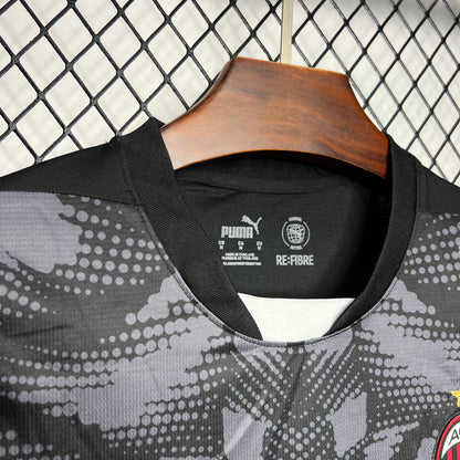 Camiseta AC Milán Portero Negra 2024/25 Versión Fan