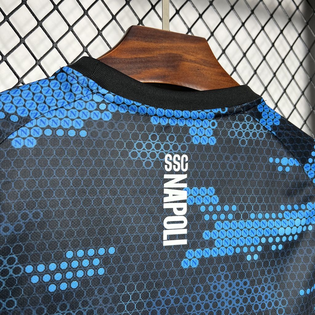 Camiseta Napoli Pre Partido 2024/25 Versión Fan