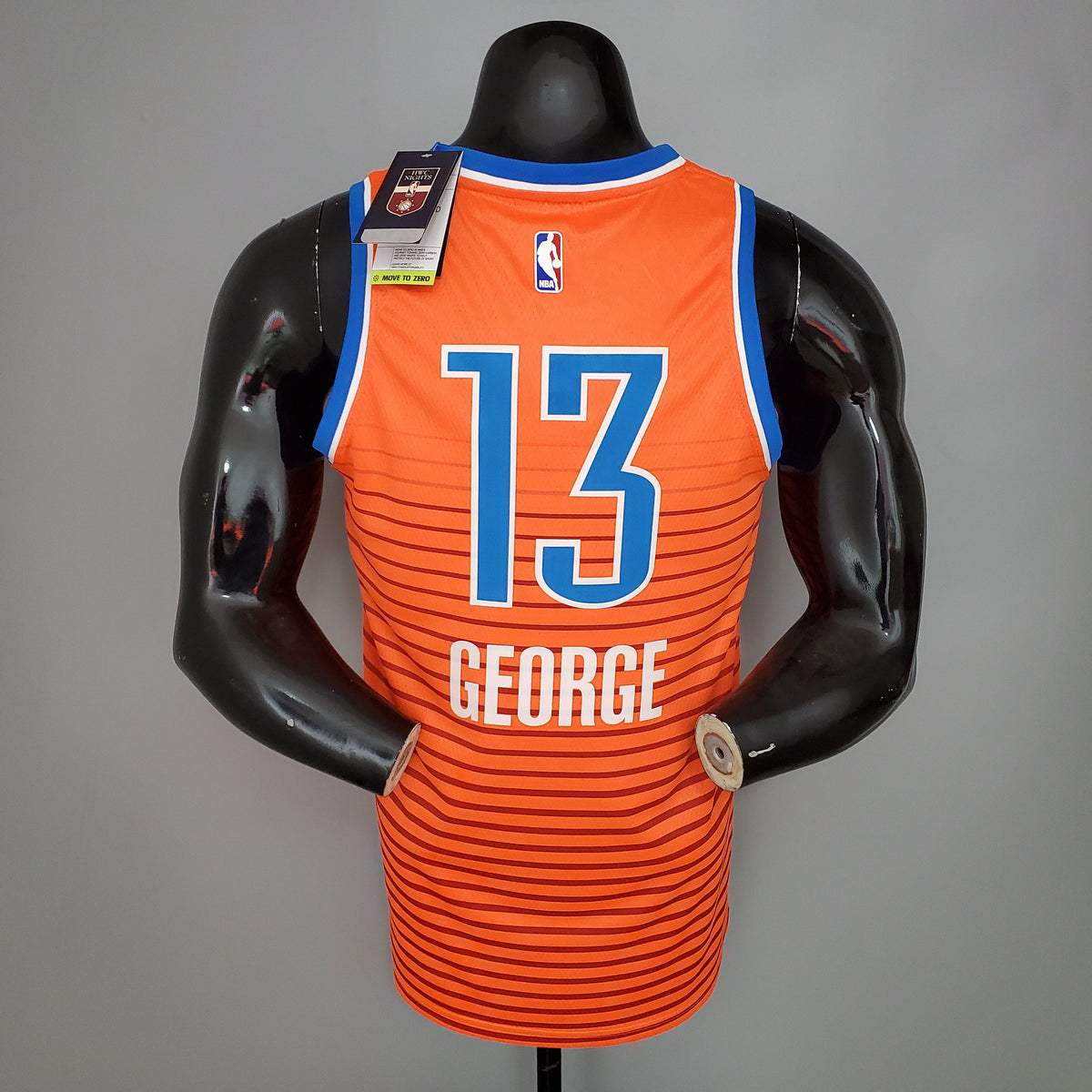 Camiseta Oklahoma City Thunder "Orange Stripes" Naranjo