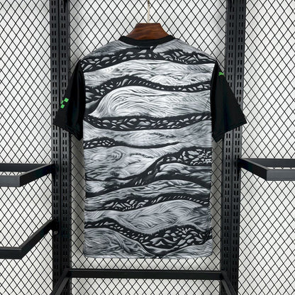 Camiseta Manchester City Edición Especial Negro y Gris 2025/26 Versión Fan