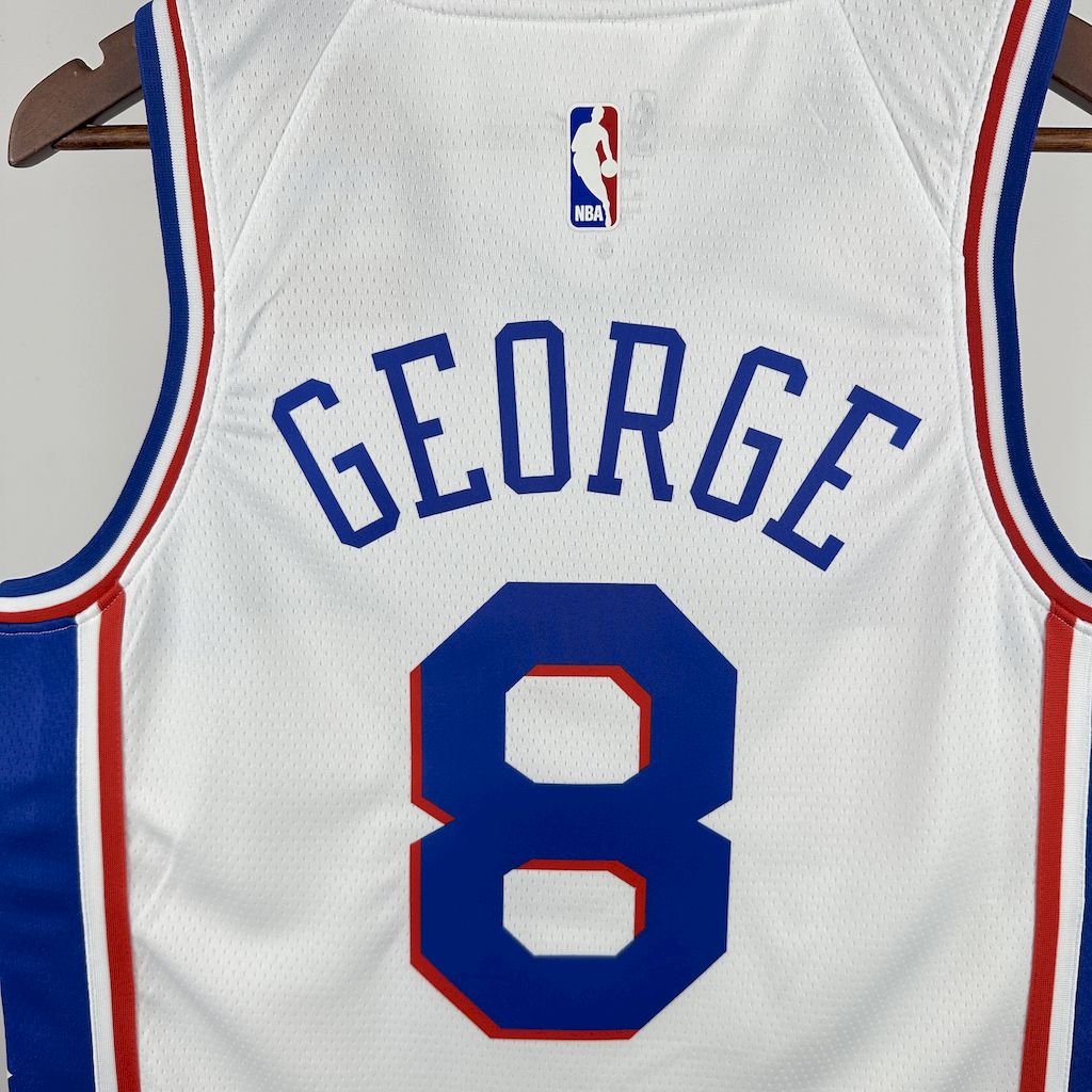 Camiseta Philadelphia 76ers 2023 Camiseta Blanca NBA
