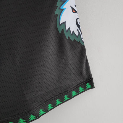 Camiseta Minnesota Timberwolves Shorts Negros