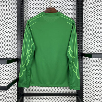 Camiseta Paris Saint-Germain Portero Verde 2025/26 Manga Larga Versión Fan