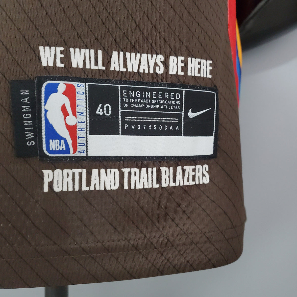 Camiseta Portland Trail Blazers "City Edition" Café
