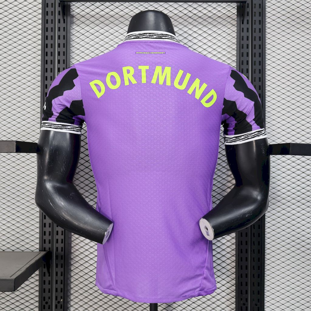 Camiseta Borussia Dortmund Portero Morado 2024/25 Versión Jugador
