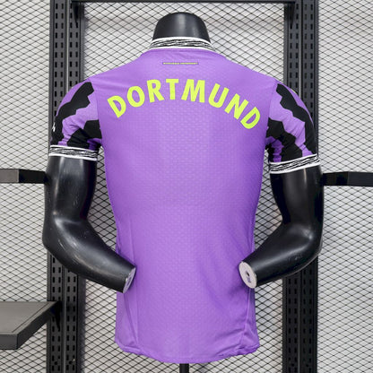 Camiseta Borussia Dortmund Portero Morado 2024/25 Versión Jugador