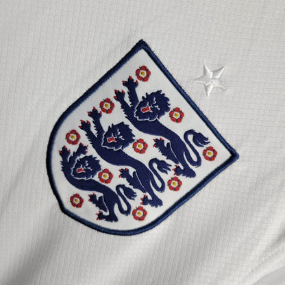 Camiseta Inglaterra Local Manga Larga 2024 Versión Fan