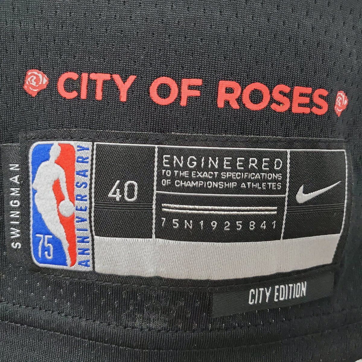 Camiseta Portland Trail Blazers "Urban Edition" Negra