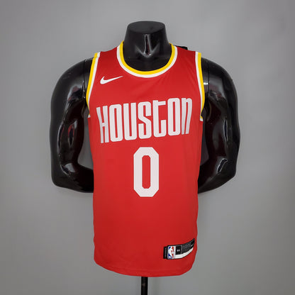 Camiseta Houston Rockets "Retro" Clásica Roja