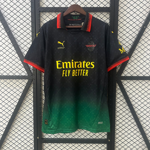 Camiseta AC Milan Edición Especial Verde 2025/26 Versión Fan