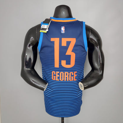Camiseta Oklahoma City Thunder "Blue Stripes" Azul