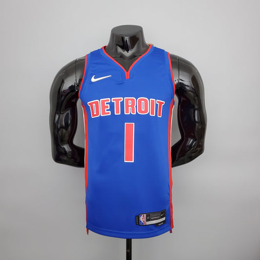 Camiseta Detroit Pistons Camiseta Azul Clásica