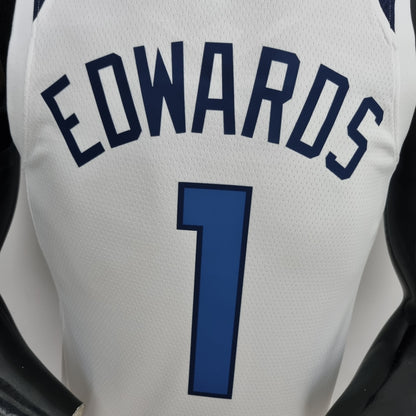 Camiseta Minnesota Timberwolves Camiseta Blanca Clásica