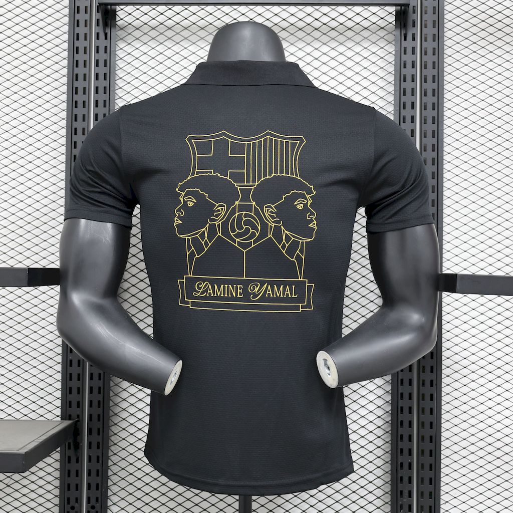 Camiseta FC Barcelona Lamine Yamal 304 Negra 2024/25 Versión Jugador