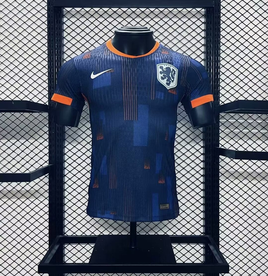 Camiseta Países Bajos Visita 2024 Versión Jugador